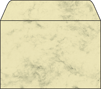 Sigel Umschläge marmoriert/DU011 C6 beige Spezialpapier  90 g/qm Inh.25