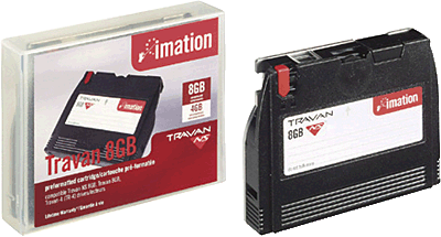 Imation Travan NS/12059 4/8 GB schwarz/silber Inh.1 Tape