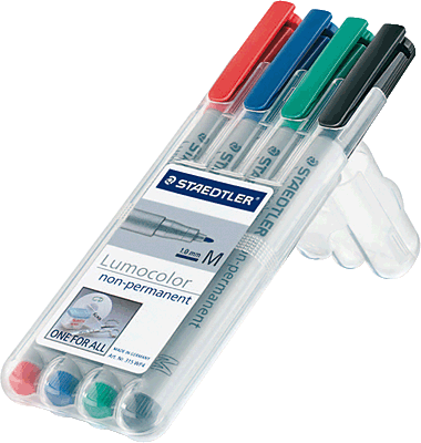 Staedtler Folienschreiber 315/315 WP4 M sortiert Inh.4