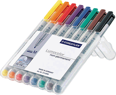 Staedtler Folienschreiber 315/315 WP8 M sortiert Inh.8