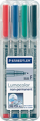 Staedtler Folienschreiber 316/316 WP4 sortiert Inh.4