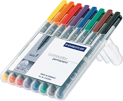 Staedtler Folienschreiber 318/318 WP8 sortiert Inh.8