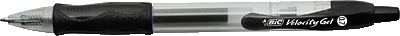 Bic Gelschreiber/829157 7,3 x 3,2 x 15 cm schwarz Schachtel à 12
