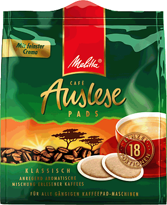 Melitta Kaffee Pads/4002720001738 Café Auslese Inh.16 Pads