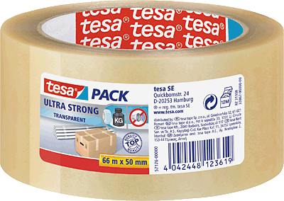 Tesa Packband PVC  transparent/57176-00000-08 50mm x 66m