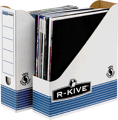 Fellowes Stehsammler R-Kive Prima/0026301 B80xH312xT259 mm blau/weiß 100 % recyceltem Karton