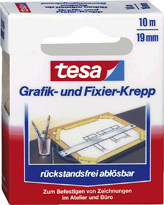 Tesa Fixierkrepp 57415/57415-00000-01 10m x 19mm