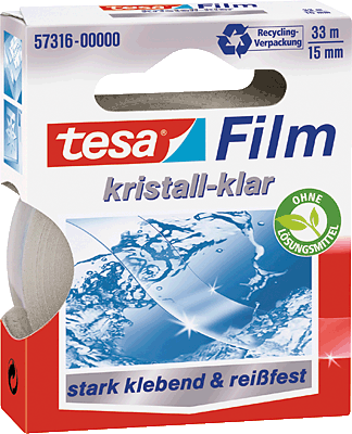 Tesa Film 33m:15mm/57316-00000-01 33mx15mm kristallklar