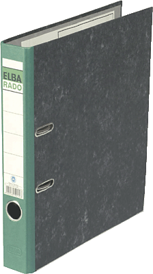 Elba Ordner rado/10404FGN für DIN A4 grün