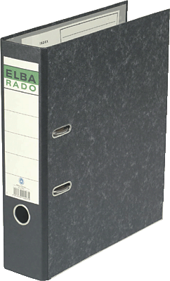 Elba Ordner rado/10407SW für DIN A4 schwarz