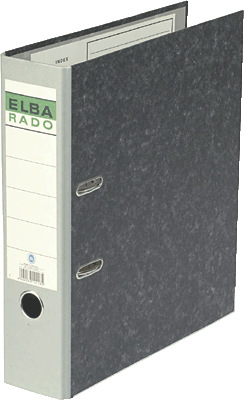 Elba Ordner rado/10407FGR für DIN A4 grau