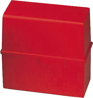 HAN Karteibox DIN A7 quer/977-17 rot Kunststoff