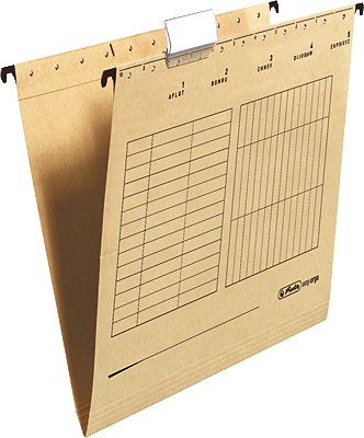 Herlitz Hängemappen UniReg/10843357 chamois Hängemappe seitl. offen Inh.25