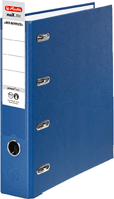 Herlitz Doppelordner PP blau/10842276