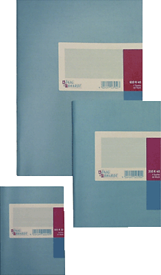 K + E Geschäftsbuch Kartonumschlag/8615111-301K40 DIN A5 blau liniert 80 g/qm Inh.40 Blatt