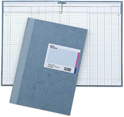K + E Spaltenbuch /8611042-7104P96KL A4 hellblau 4 Spalten Inh.96 Blatt