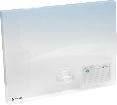 Rexel Dokumentenbox/2102027 25 mm transparent klar PP Inh.250