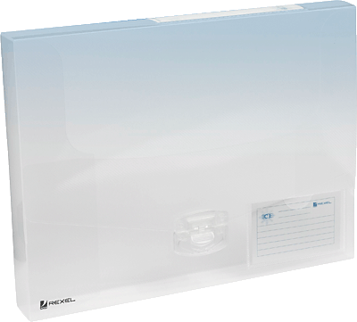 Rexel Dokumentenbox/2102029 40 mm transparent klar PP Inh.400