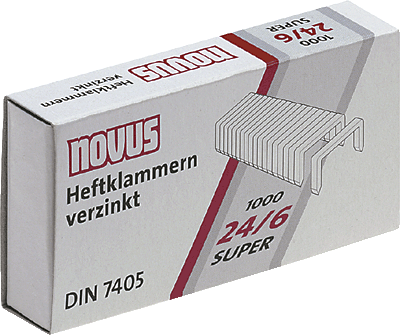 Novus Heftklammern/040-0026             24/6 DIN SUPER Inh.1000