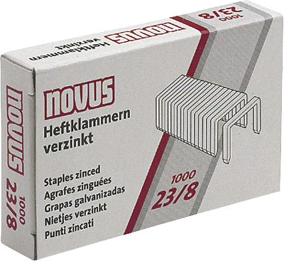 Novus Heftklammern/042-0040             23/8 Inh.1000