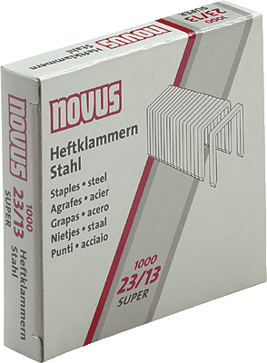 Novus Heftklammern/042-0533             23/13 SUPER Inh.1000