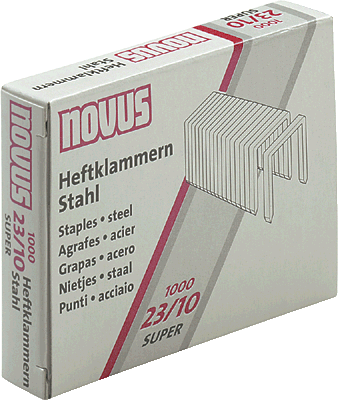 Novus Heftklammern/042-0531             23/10 SUPER Inh.1000