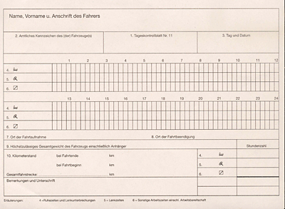 RNK Kontrollbuch für Fahrpersonal/3095 DIN A5 quer Inh.32 Blatt