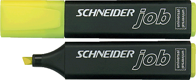 Schneider Textmarker job/1505 gelb Strichstärke 1 - 4,5 mm Inh.1