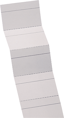 Ultradex Steckkarten für Planrecord/140502 5cm gelb Karton 190 g/qm Inh.90