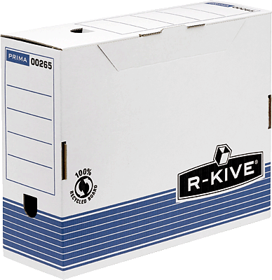 Fellowes Archivbox 100 R-Kive Prima/0026501 B100xH315xT260 mm blau/weiß