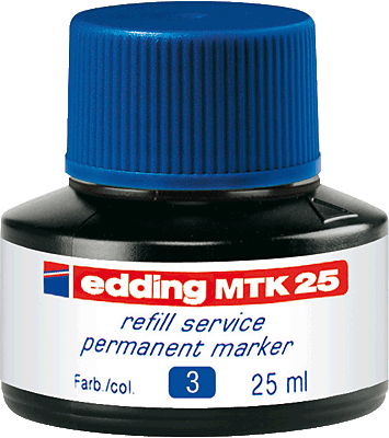 Edding Tusche/4-MTK25003 blau Inhalt 25 ml Inh.1