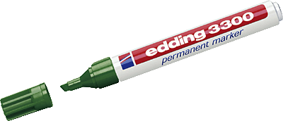 Edding Permanentmarker 3300/4-3300004 grün