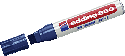 Edding Permanentmarker 850/4-850003 blau