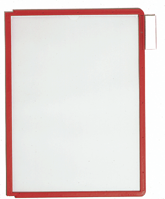 Durable Sichttafel/5606-03 DIN A4 rot Inh.5