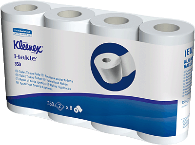 Kleenex Toilettenpapier/8442 Blattlänge 125 mm super-hochweiß 2-lagig 54 g/qm Inh.8