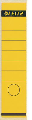 Leitz Rückenschilder breit/lang/1640-00-15 61x285mm gelb Inh.10