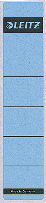 Leitz Rückenschilder/1640-00-35 61x285mm blau Inh.10