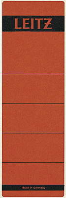Leitz Rückenschilder breit/kurz/1642-00-25 61x191mm rot Inh.10