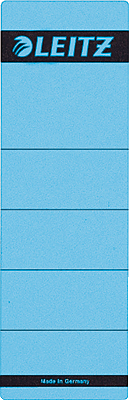Leitz Rückenschilder/1642-00-35 61x191mm blau Inh.10