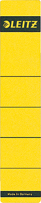 Leitz Rückenschilder schmal/kurz/1643-00-15 39x191mm gelb Inh.10