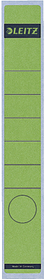 Leitz Rückenschilder schmal/lang/1648-00-55 39x285mm grün Inh.10