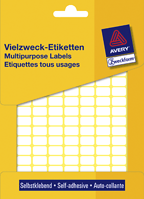 Avery Zweckform Vielzweck-Etiketten/3306 13 x 8 mm Inh.3712