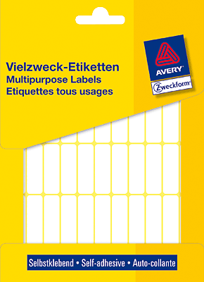 Avery Zweckform Vielzweck-Etiketten/3320 32 x 10 mm weiß Inh.1144