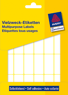 Avery Zweckform Vielzweck-Etiketten/3324 38 x 18 mm Inh.648