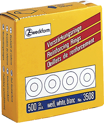 Avery Zweckform Verstärkungsringe/3508 weiß Inh.500