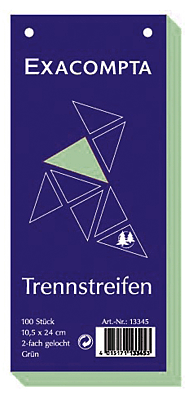 Brause Trennstreifen Premium/13345B grün 205 g/qm Inh.100