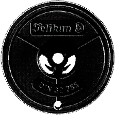 Pelikan Schreibmaschinenfarbband/520825 schwarz/rot Seide 1D Triumph-Adler