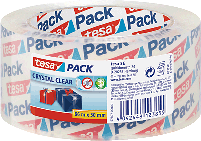 Tesapack Packband PP ultra-strong/57807-00000-01 50mmx66m kristall-klar