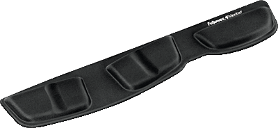 Fellowes Health-V Tastatur-Handgelenkauflage mit Stoffbezug schwarz/9182801 Inh.1