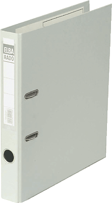 Elba Ordner rado-Plast/10494GR für DIN A4 grau PVC